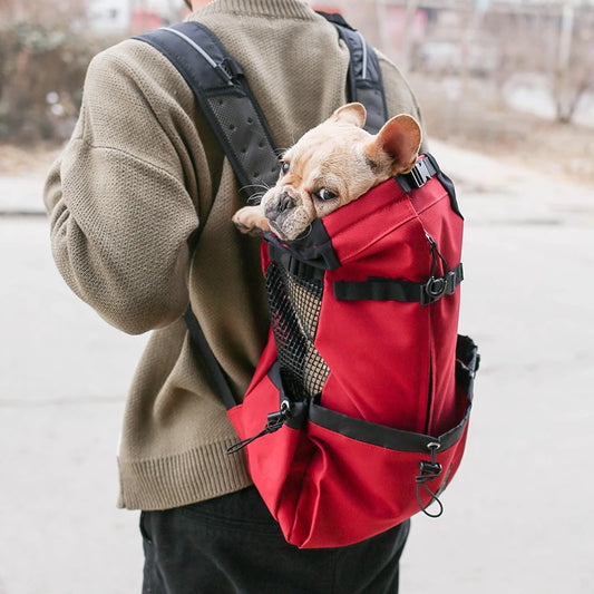 dog back pack carrier breathable