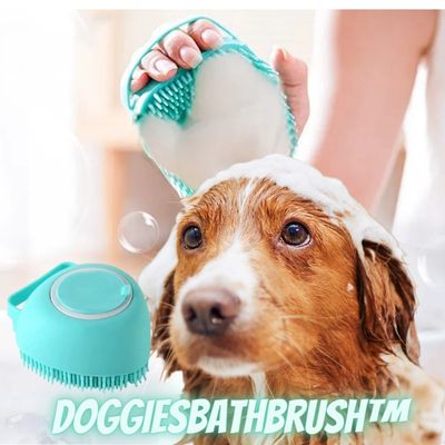 dog bath brush soft
