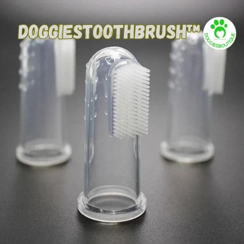 Dog finger toothbrush silicone