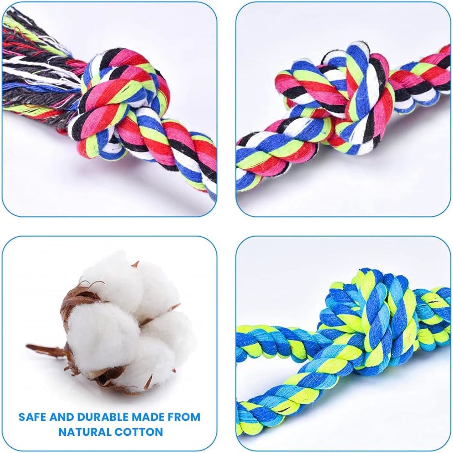 Indestructible dog toys rope