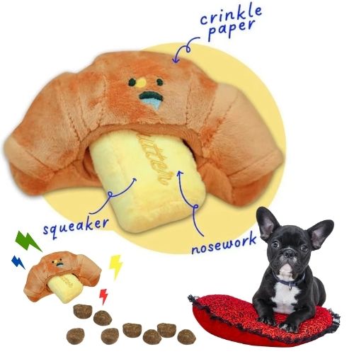 Squeaky dog toys - Doggies-croissant™