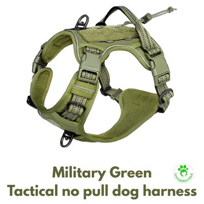 Tactical no pull dog harness