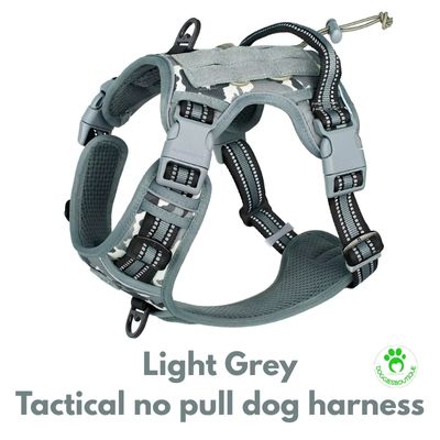 Tactical no pull dog harness