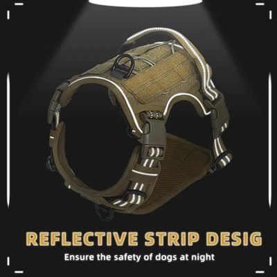 Tactical no pull dog harness