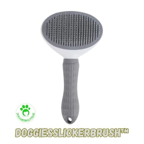 slicker brush for dogs grey