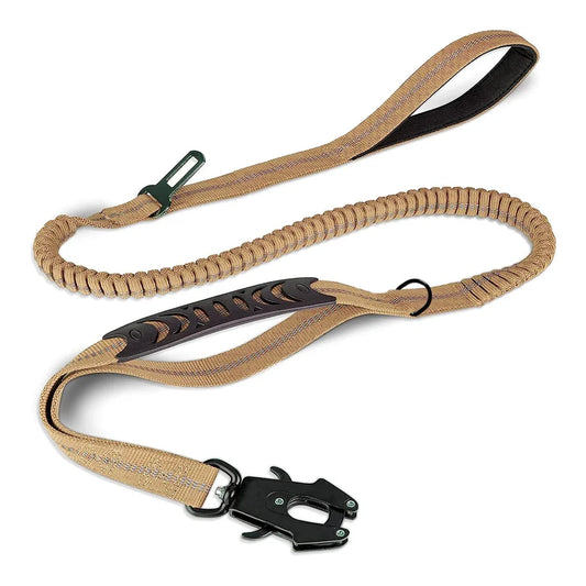 dog lead khaki